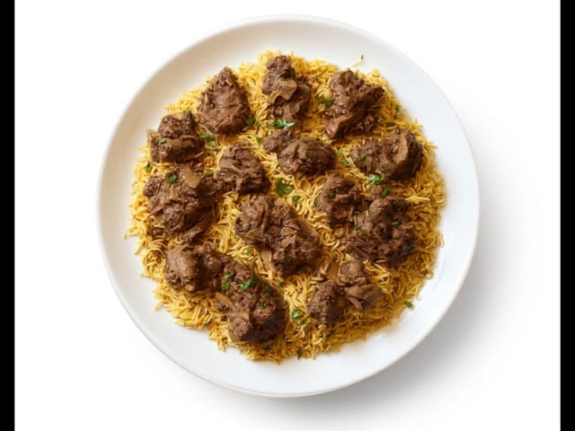 Goat Dum Biryani.