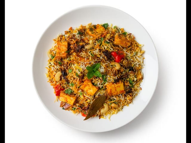 Gongura Paneer Biryani.