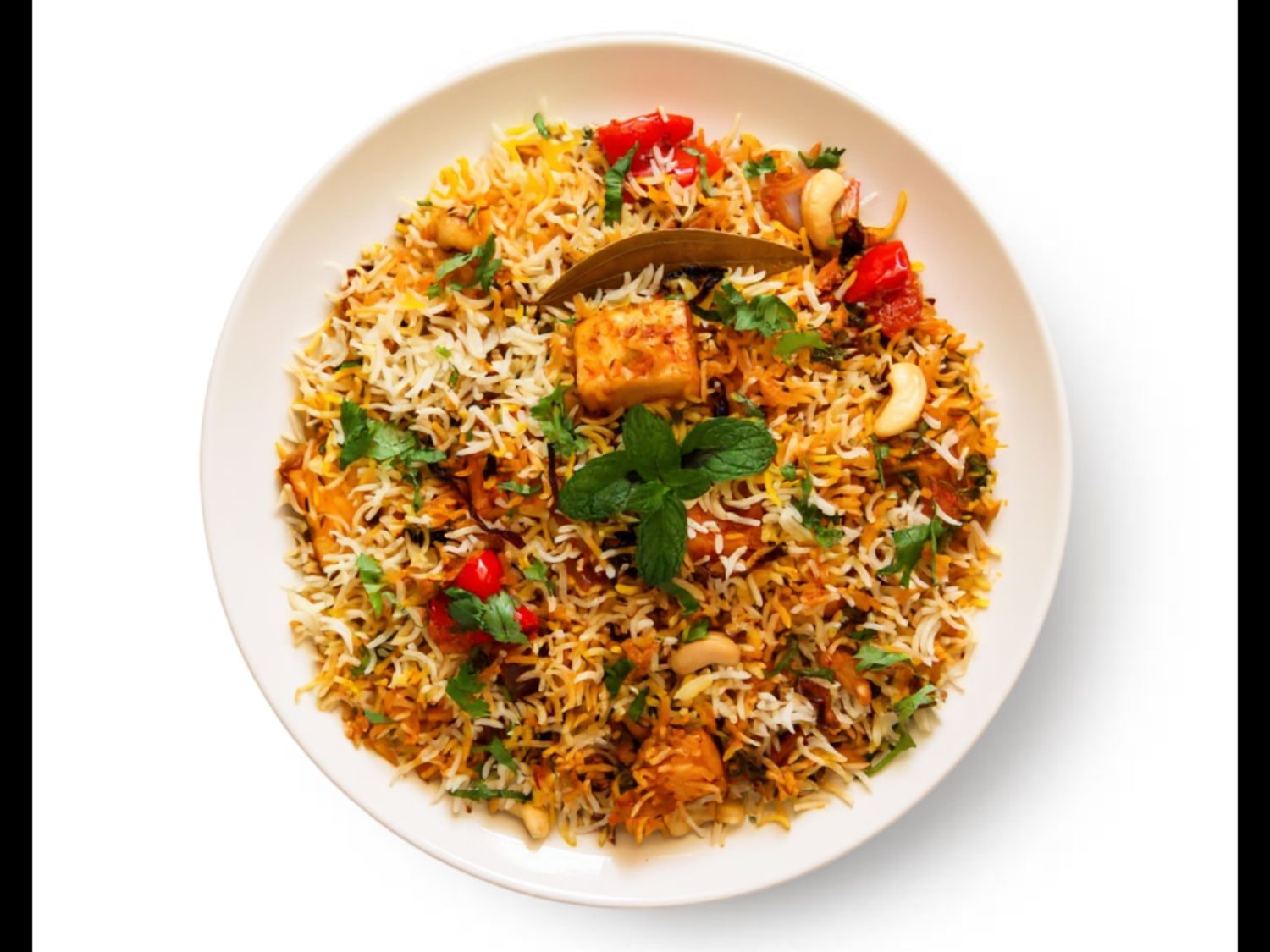 Kaju Paneer Biryani.
