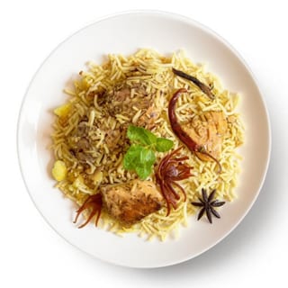 Mirapakai Chicken Biryani