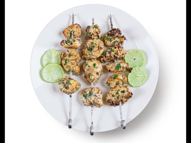 Murg Malai Kebab.